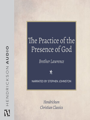 cover image of The Practice of the Presence of God